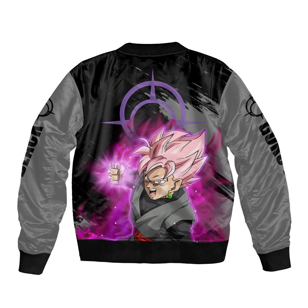 Goku Black Rose Bomber Jacket