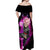 Goku Black Rose Off Shoulder Maxi Dress