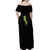 Cyberpunk David Martinez Off Shoulder Maxi Dress