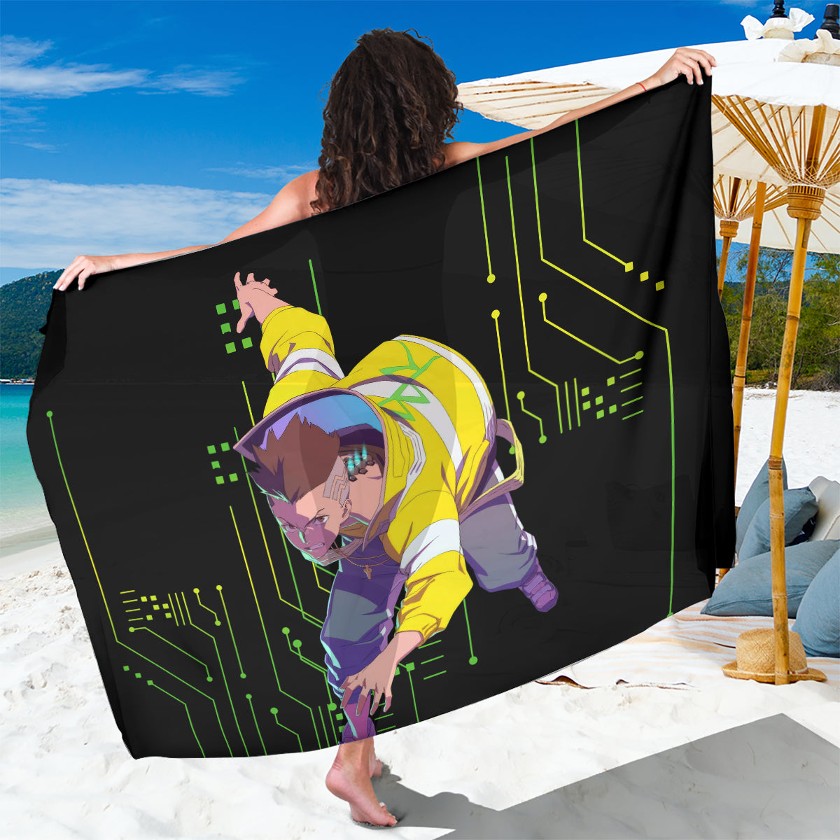 Cyberpunk David Martinez Sarong