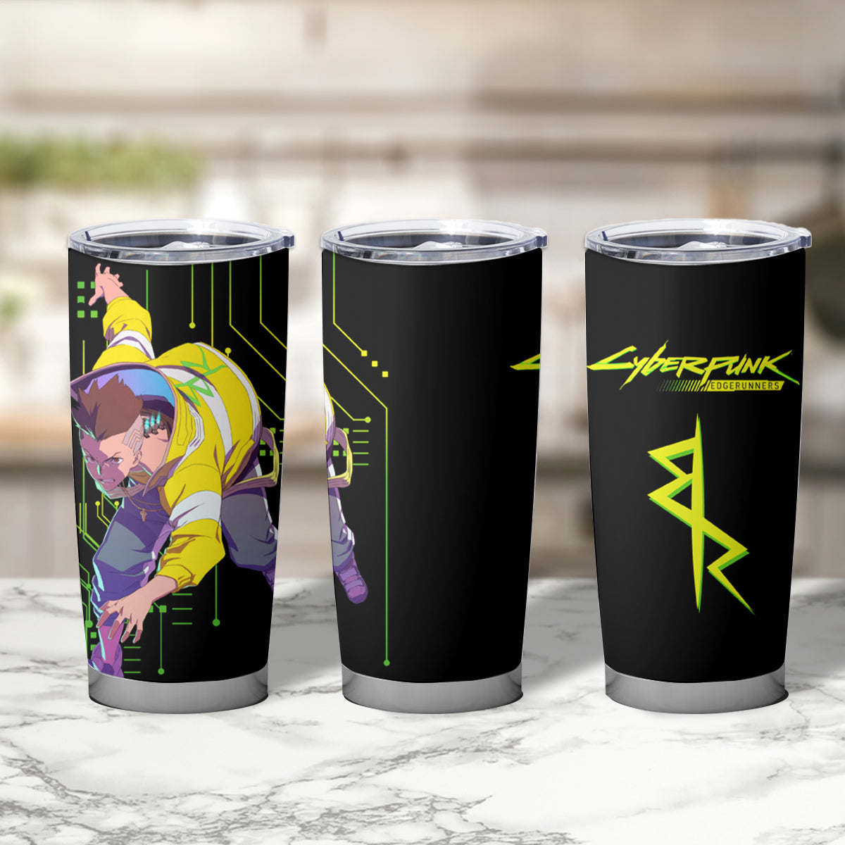 David Martinez Tumbler Cup Cyberpunk
