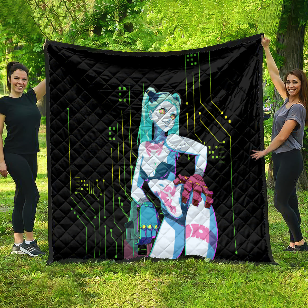 Cyberpunk Rebecca Quilt