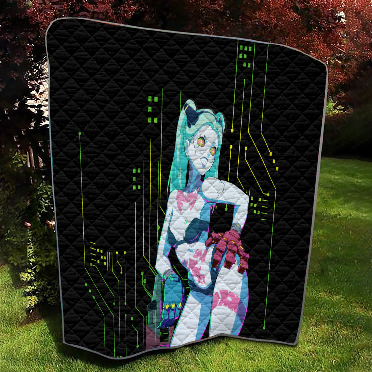 Cyberpunk Rebecca Quilt