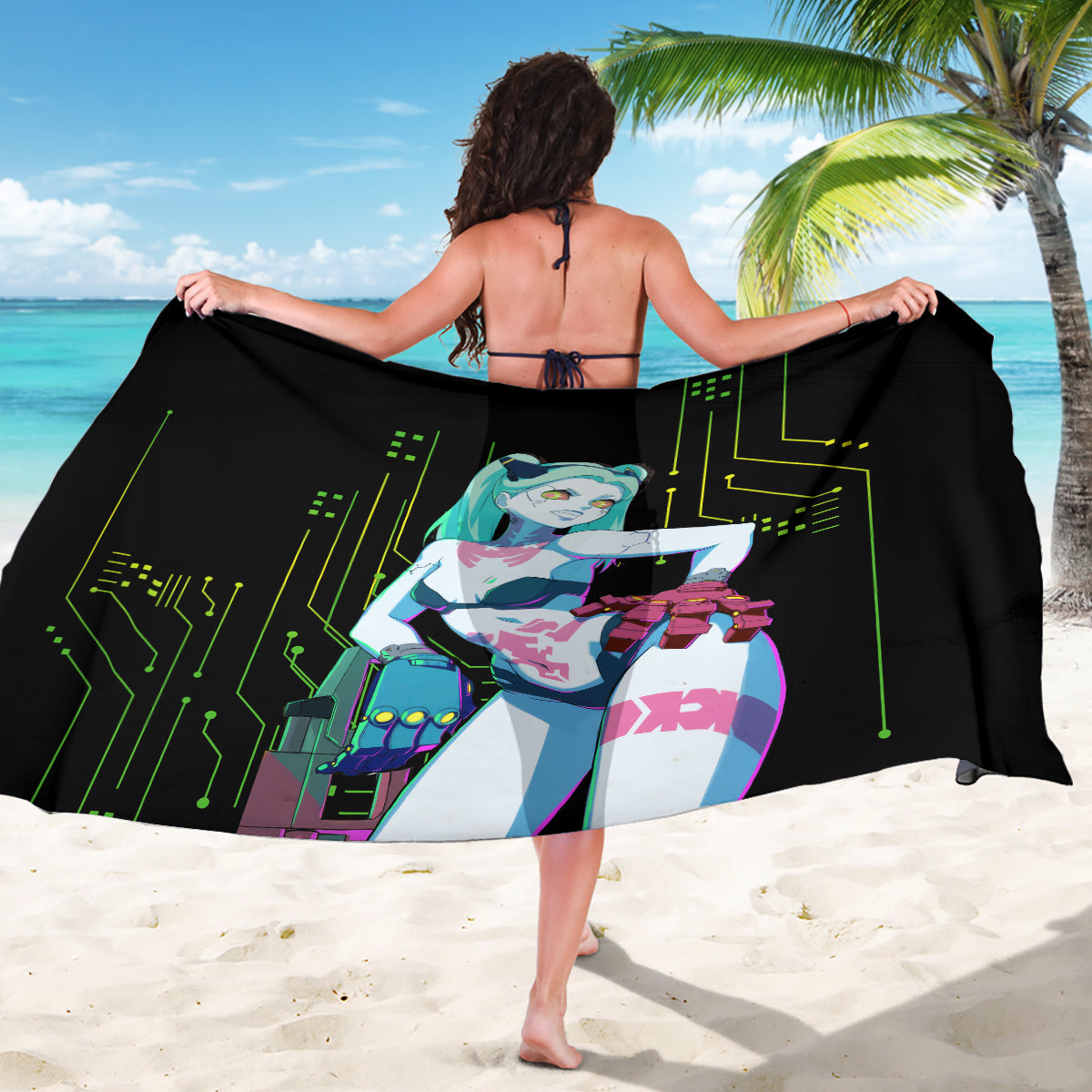 Cyberpunk Rebecca Sarong