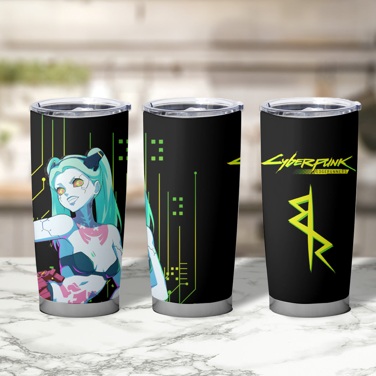 Rebecca Tumbler Cup Cyberpunk