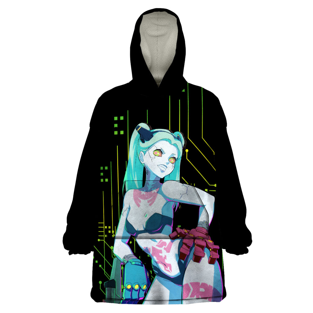 Cyberpunk Rebecca Wearable Blanket Hoodie