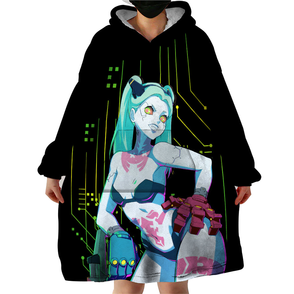Cyberpunk Rebecca Wearable Blanket Hoodie