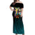 Cyberpunk David Martinez Off Shoulder Maxi Dress