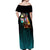 Cyberpunk David Martinez Off Shoulder Maxi Dress