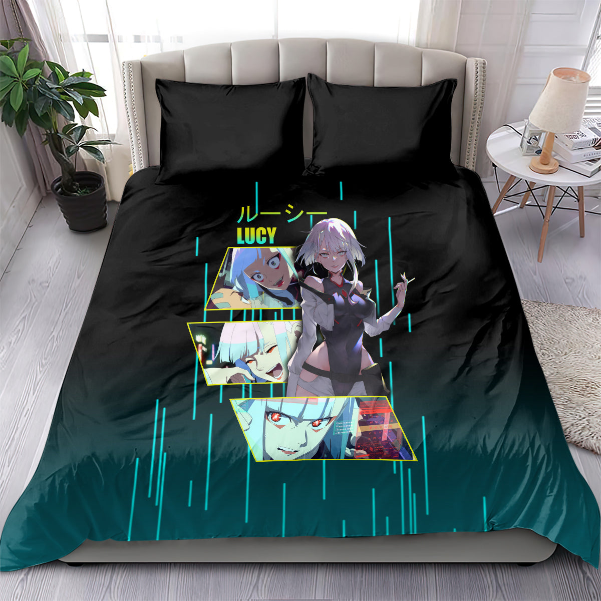Cyberpunk Lucy Bedding Set