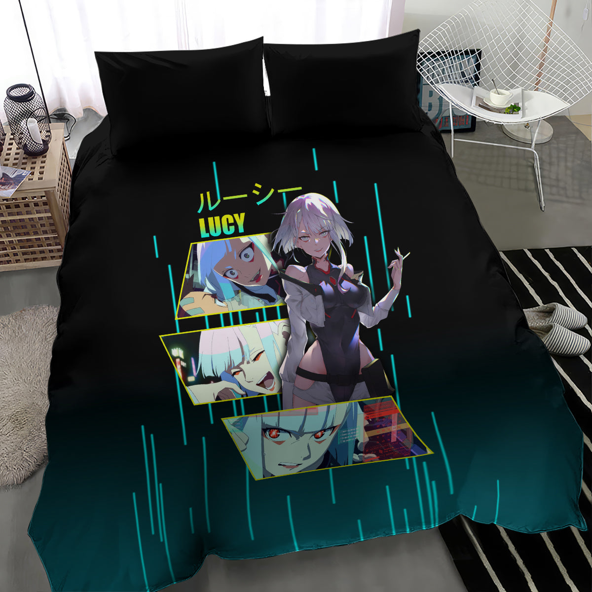 Cyberpunk Lucy Bedding Set