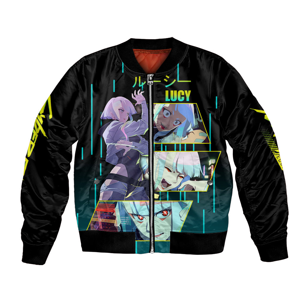 Cyberpunk Lucy Bomber Jacket