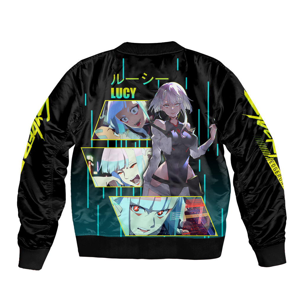 Cyberpunk Lucy Bomber Jacket