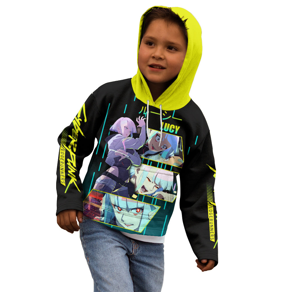 Cyberpunk Lucy Kid Hoodie