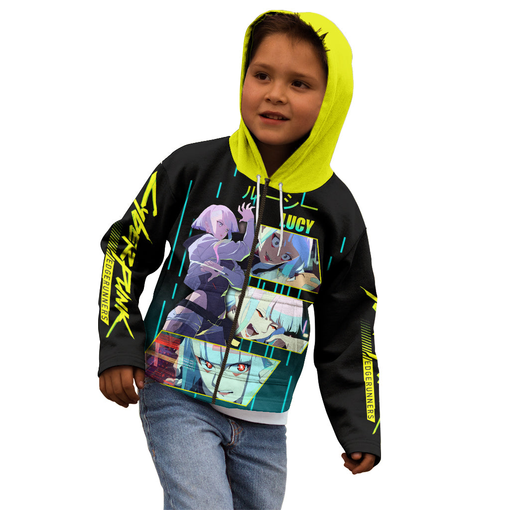 Cyberpunk Lucy Kid Hoodie