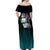 Cyberpunk Lucy Off Shoulder Maxi Dress