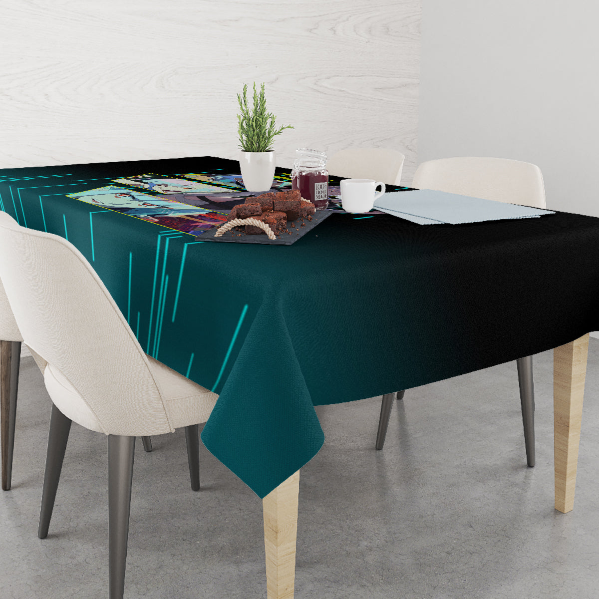 Cyberpunk Lucy Tablecloth