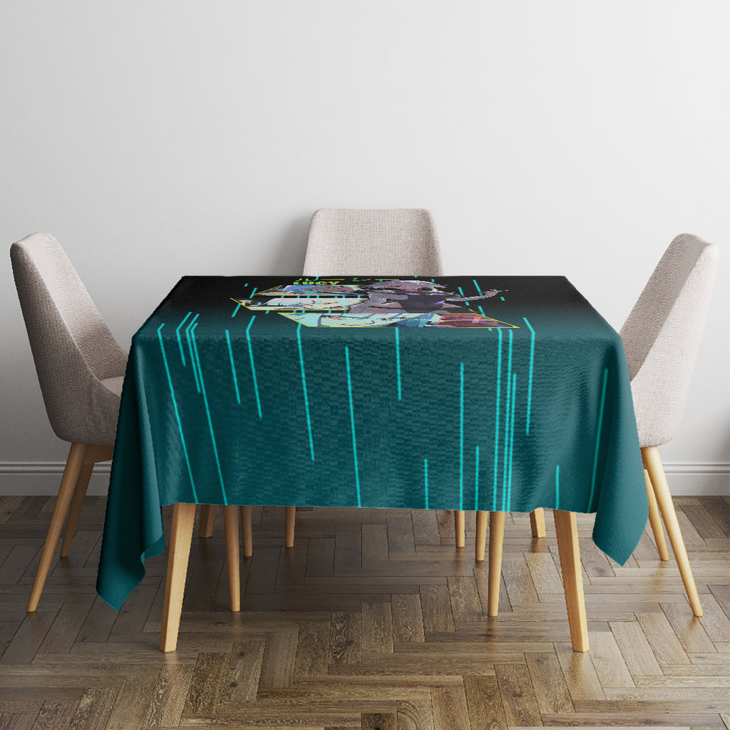 Cyberpunk Lucy Tablecloth