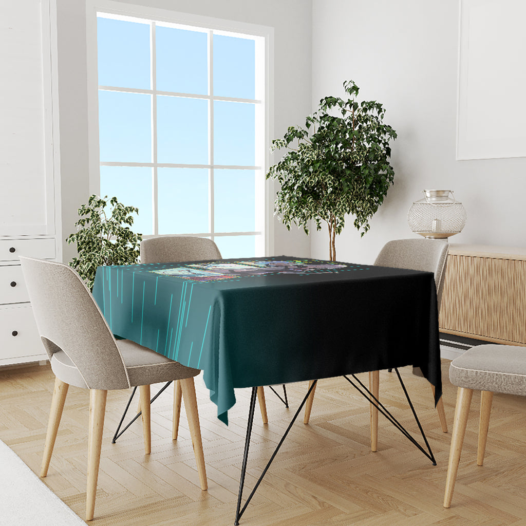 Cyberpunk Lucy Tablecloth