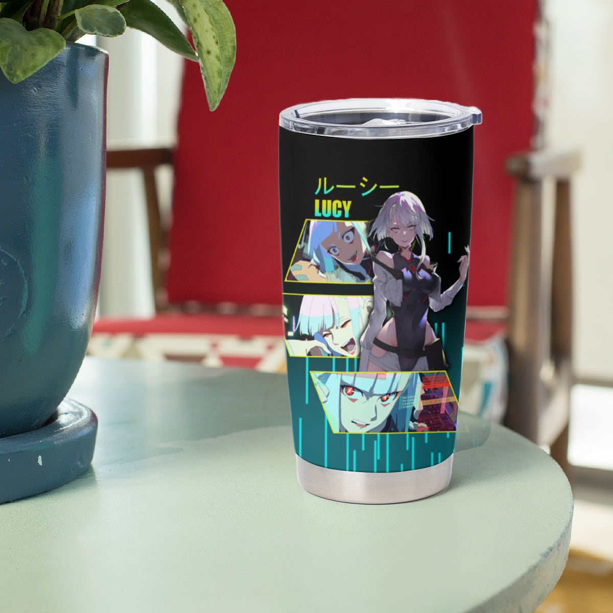 Lucy Tumbler Cup Cyberpunk