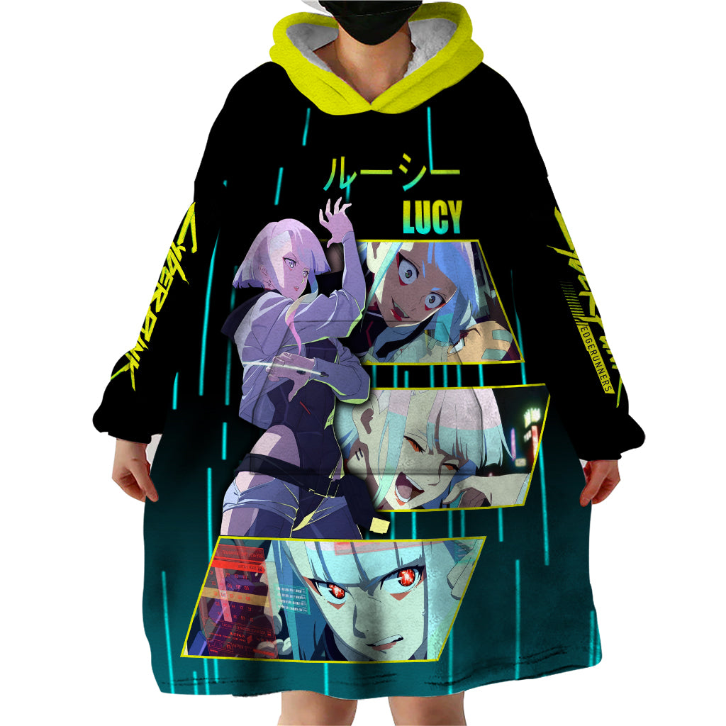 Cyberpunk Lucy Wearable Blanket Hoodie
