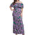 Noivern Pattern Style Off Shoulder Maxi Dress