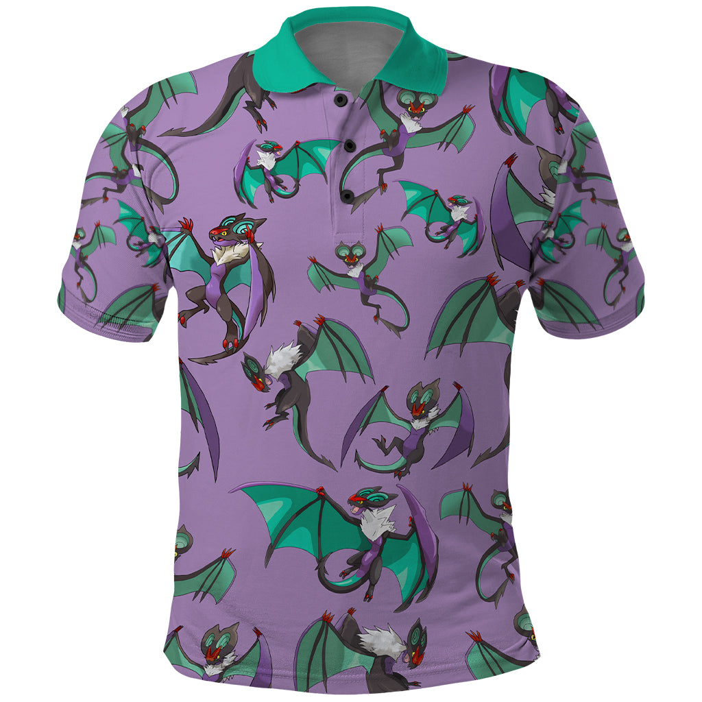 Noivern Pattern Style Polo Shirt