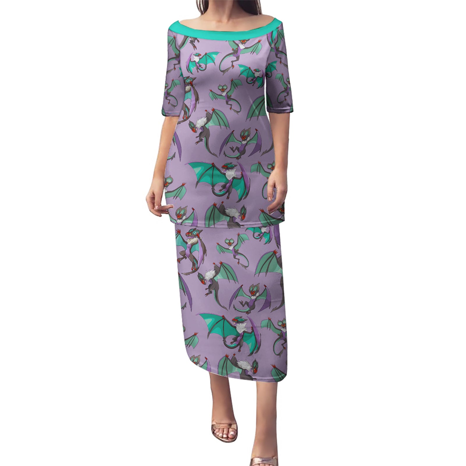 Noivern Pattern Style Puletasi