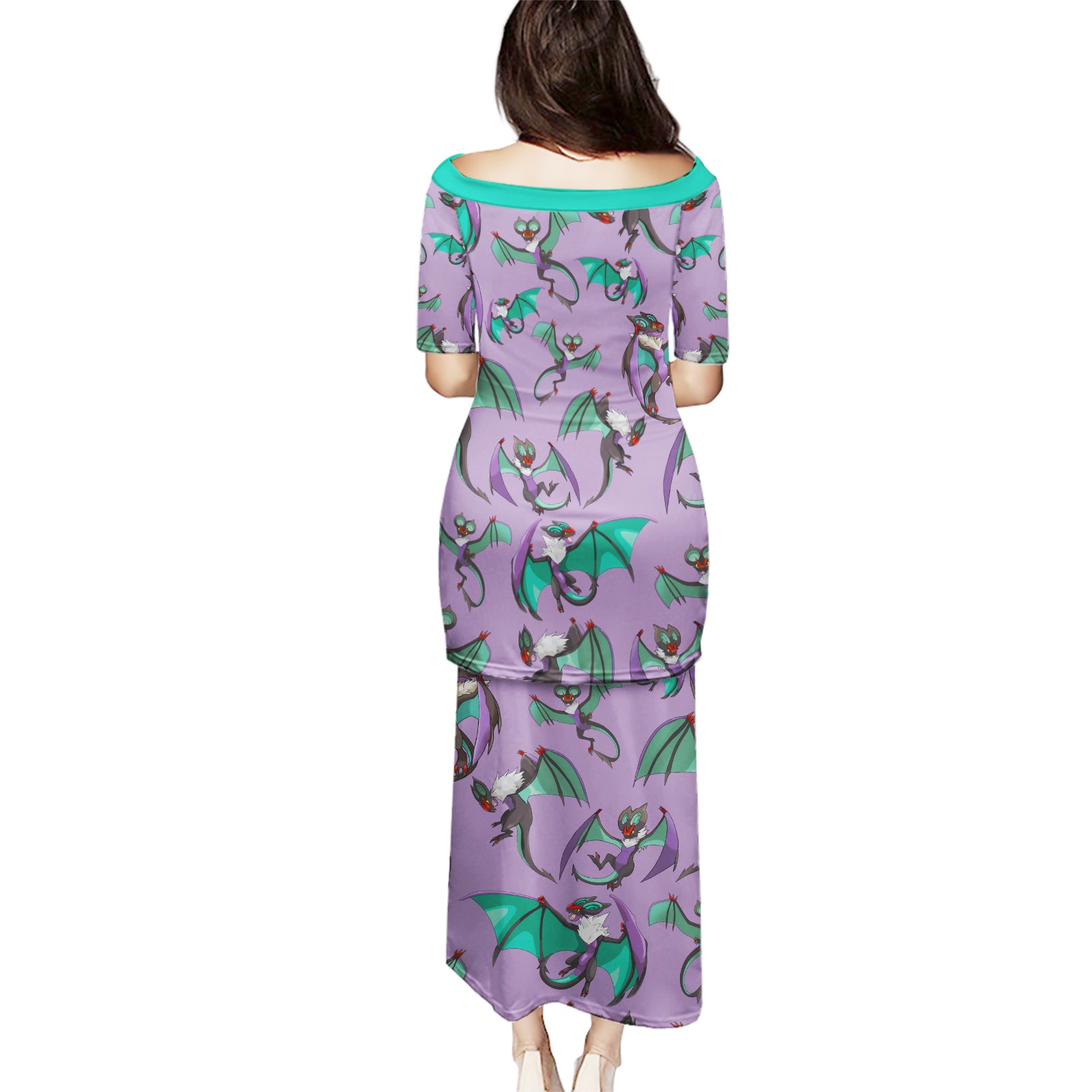 Noivern Pattern Style Puletasi