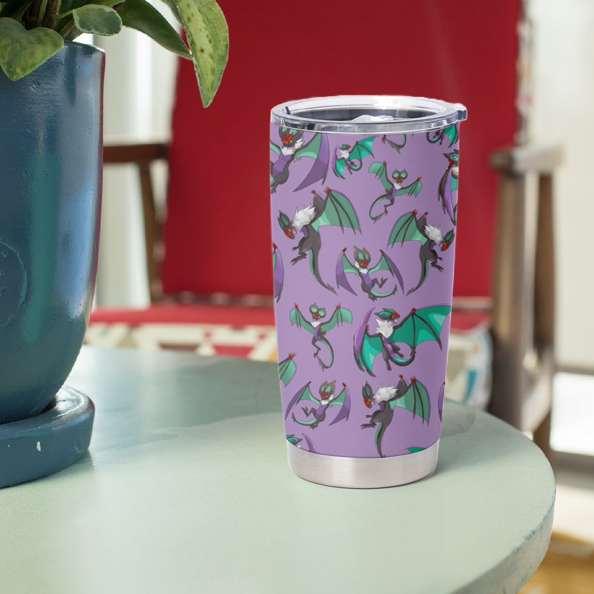 Noivern Tumbler Cup Pattern Style