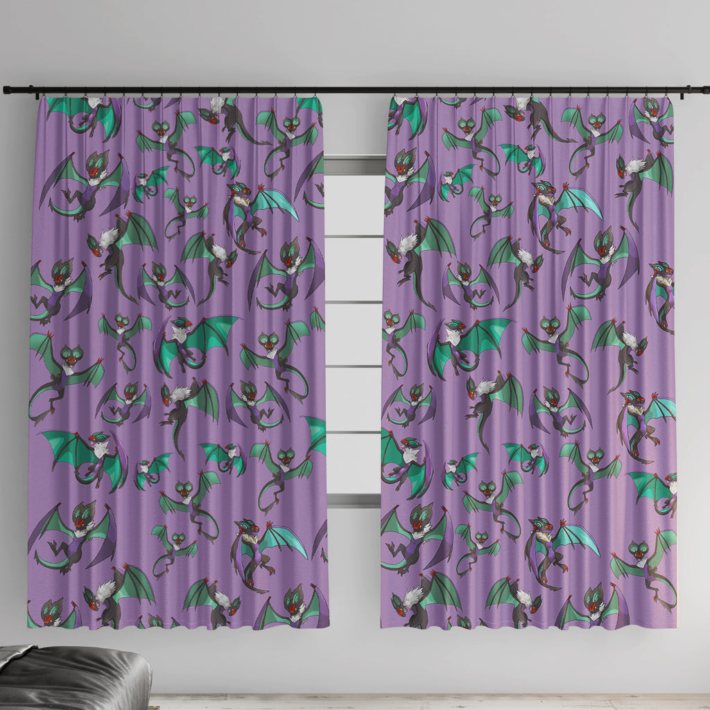 Noivern Pattern Style Window Curtain