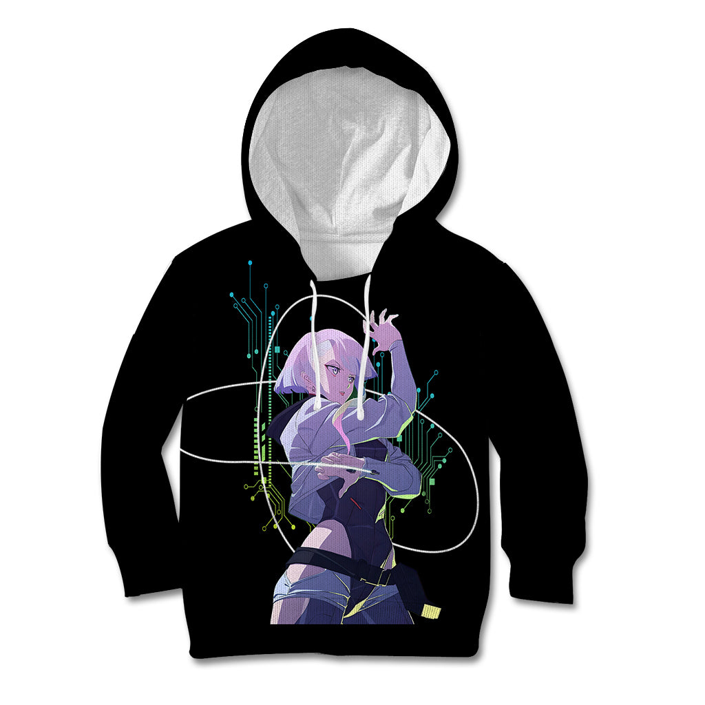 Cyberpunk Lucy - Anime Cyberpunk Kid Hoodie