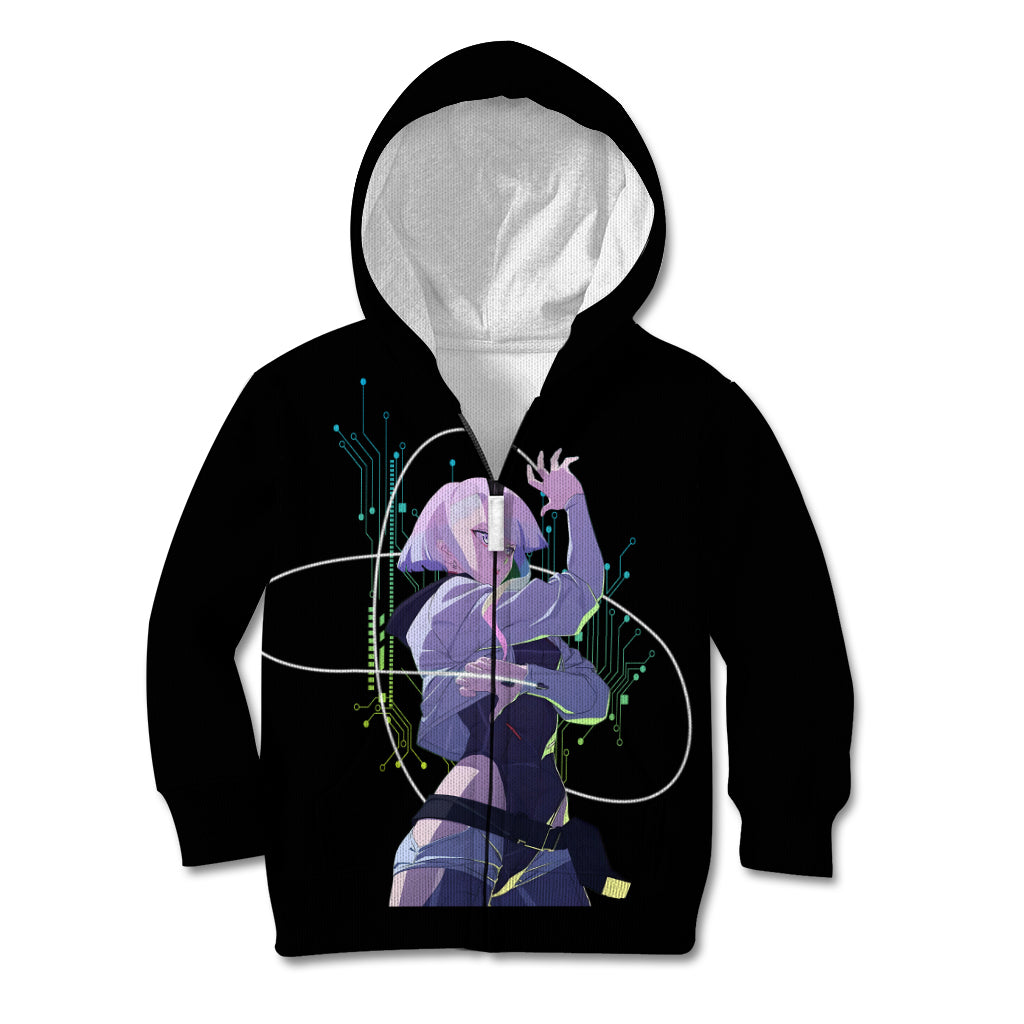 Cyberpunk Lucy - Anime Cyberpunk Kid Hoodie
