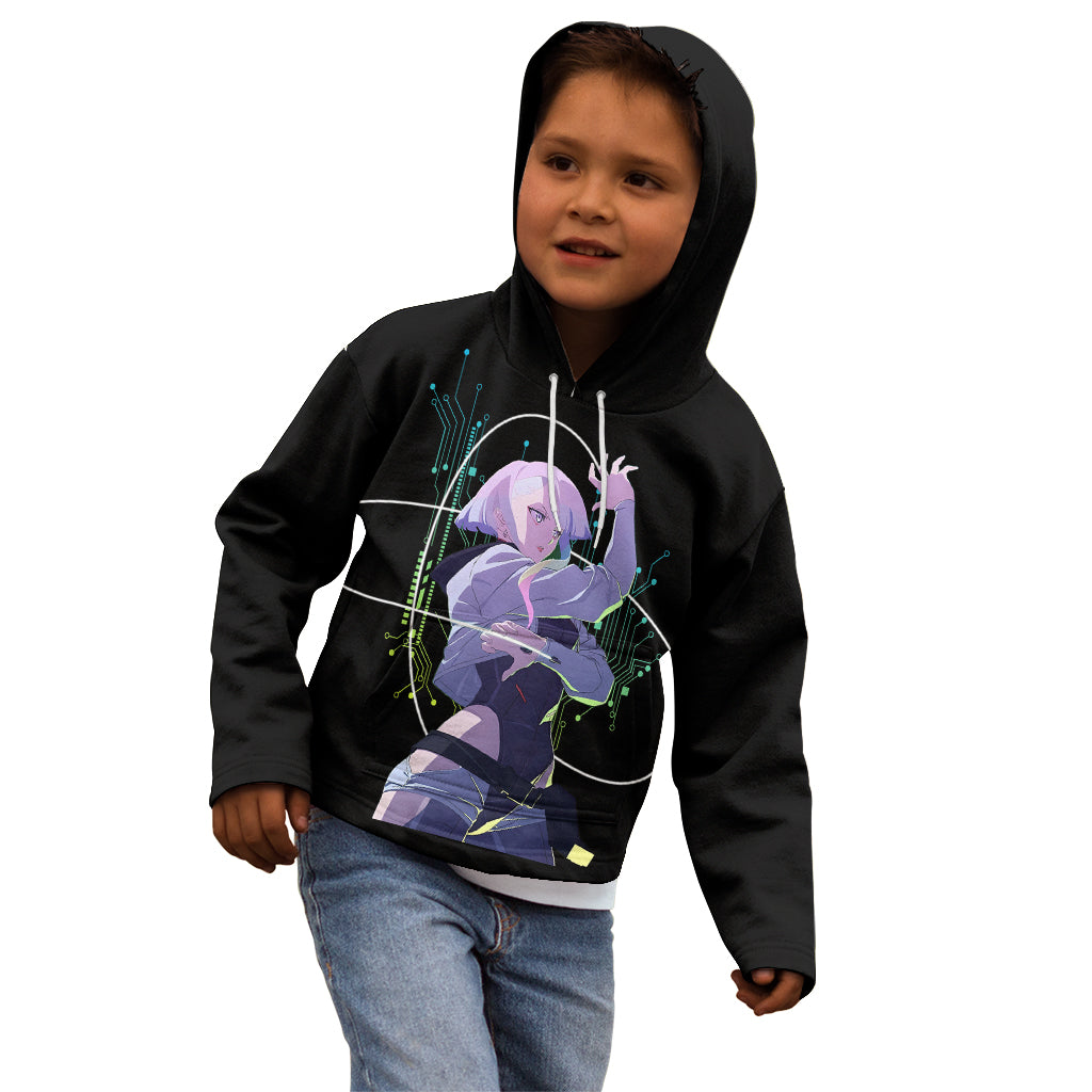 Cyberpunk Lucy - Anime Cyberpunk Kid Hoodie