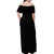 Cyberpunk Lucy - Anime Cyberpunk Off Shoulder Maxi Dress