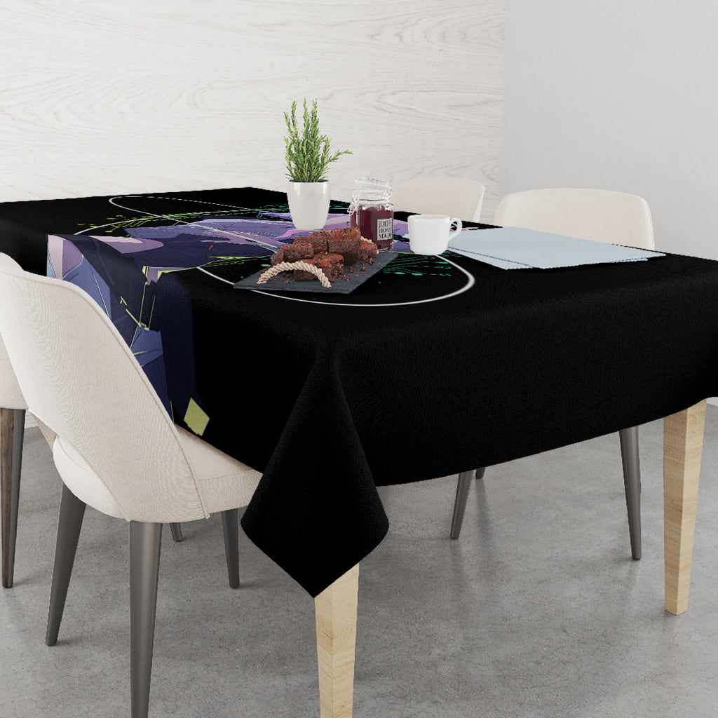 Cyberpunk Lucy - Anime Cyberpunk Tablecloth