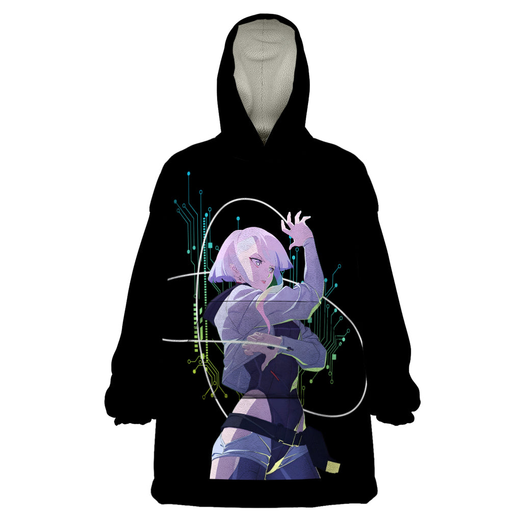 Cyberpunk Lucy - Anime Cyberpunk Wearable Blanket Hoodie
