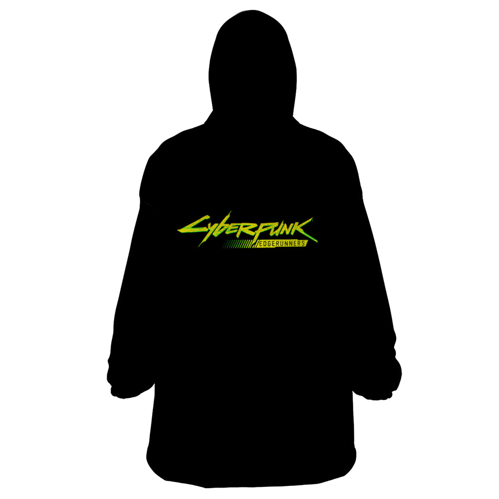 Cyberpunk Lucy - Anime Cyberpunk Wearable Blanket Hoodie