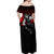 Tengen Uzui Japan Art Off Shoulder Maxi Dress