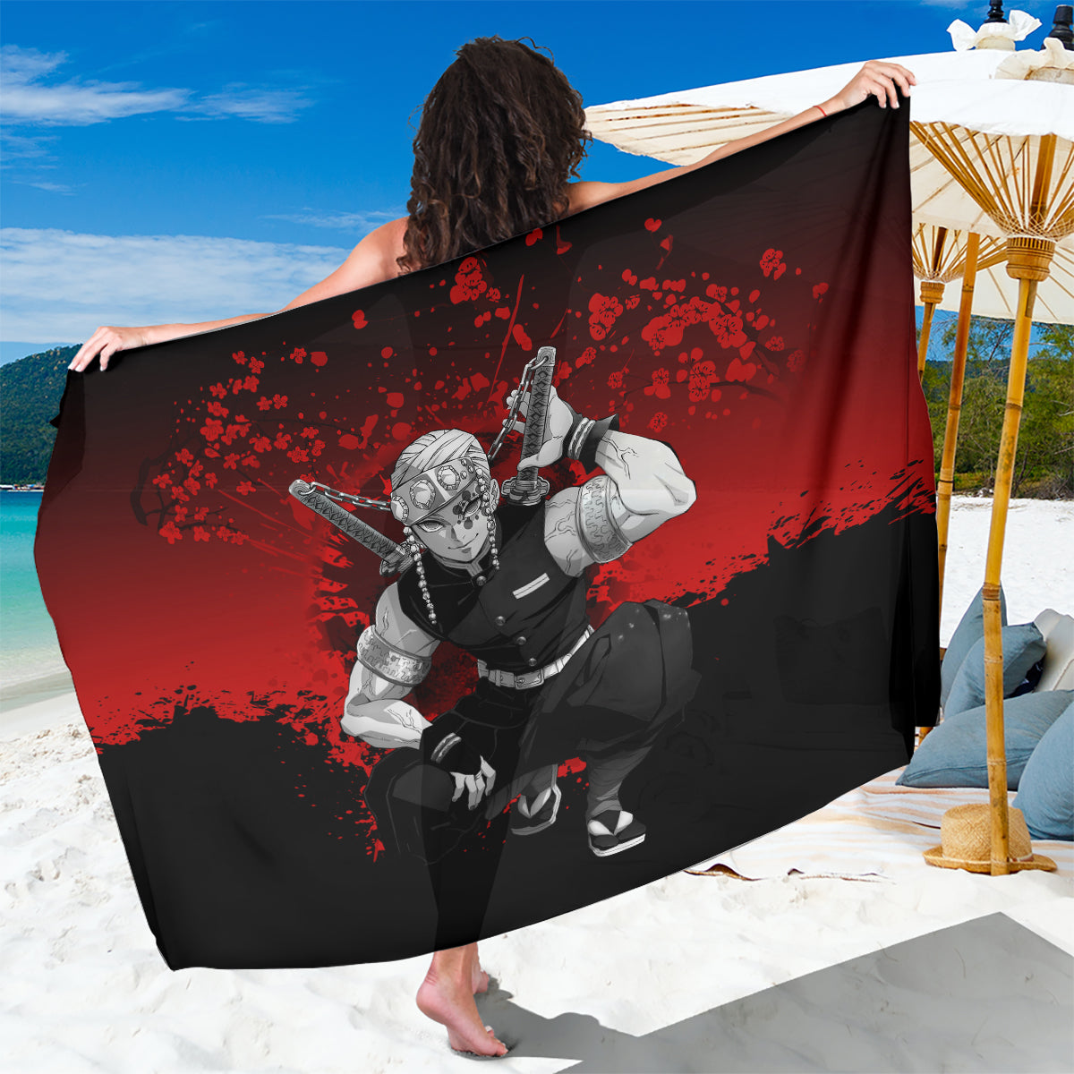 Tengen Uzui Japan Art Sarong