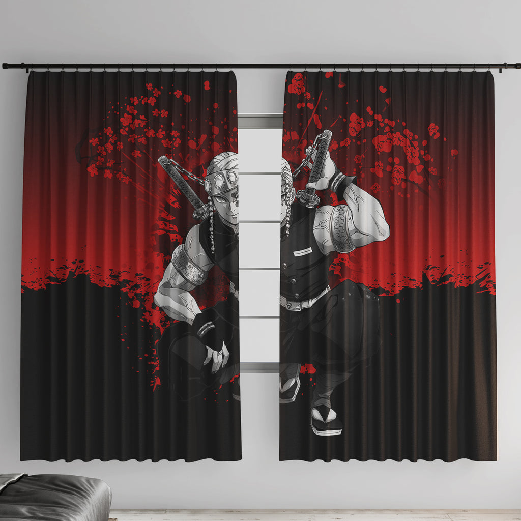 Tengen Uzui Japan Art Window Curtain