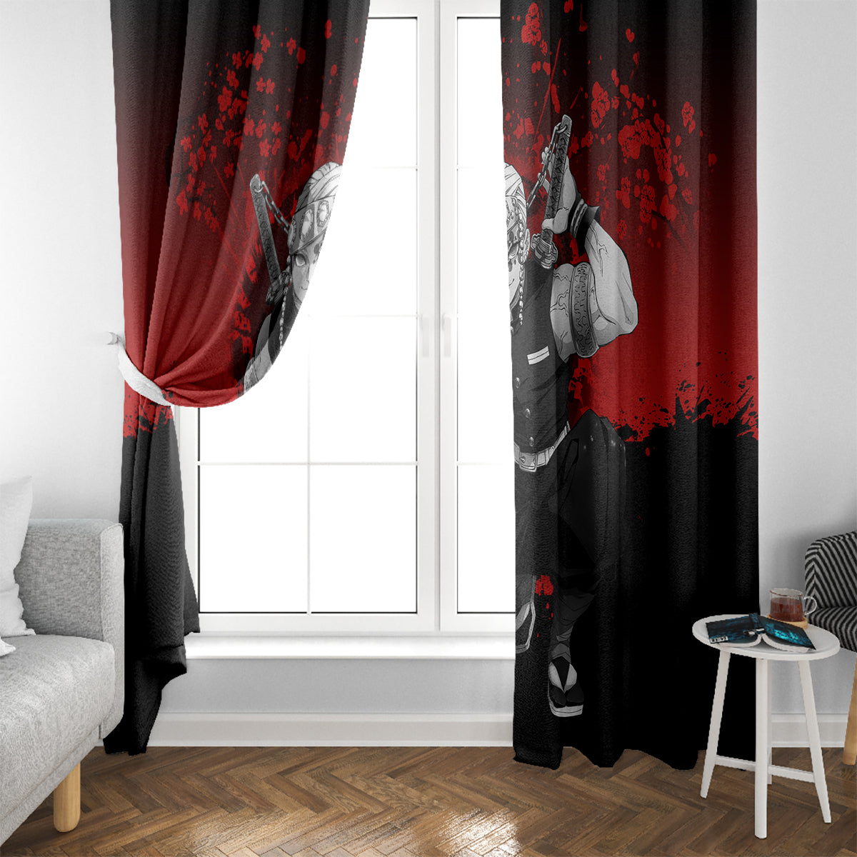 Tengen Uzui Japan Art Window Curtain