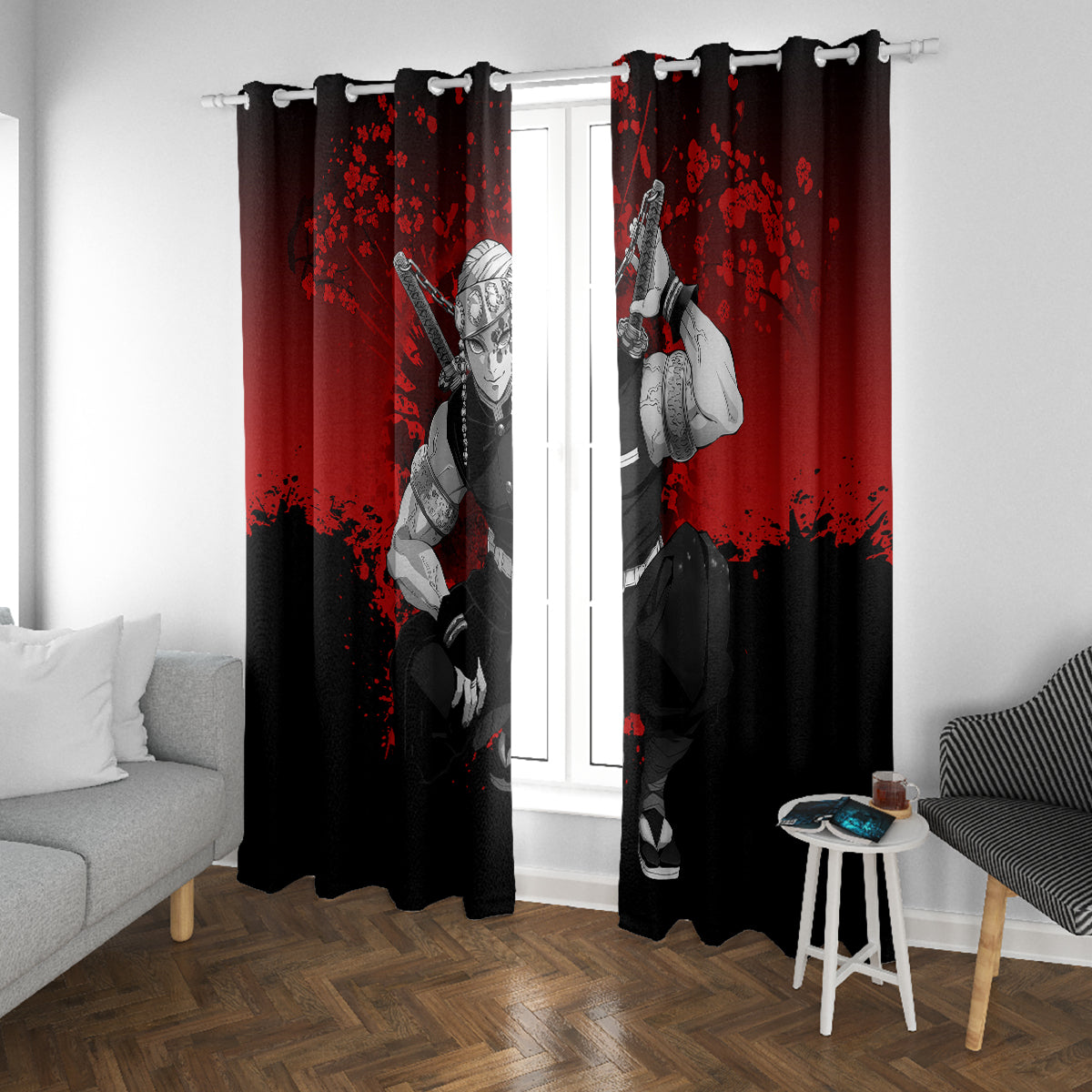 Tengen Uzui Japan Art Window Curtain