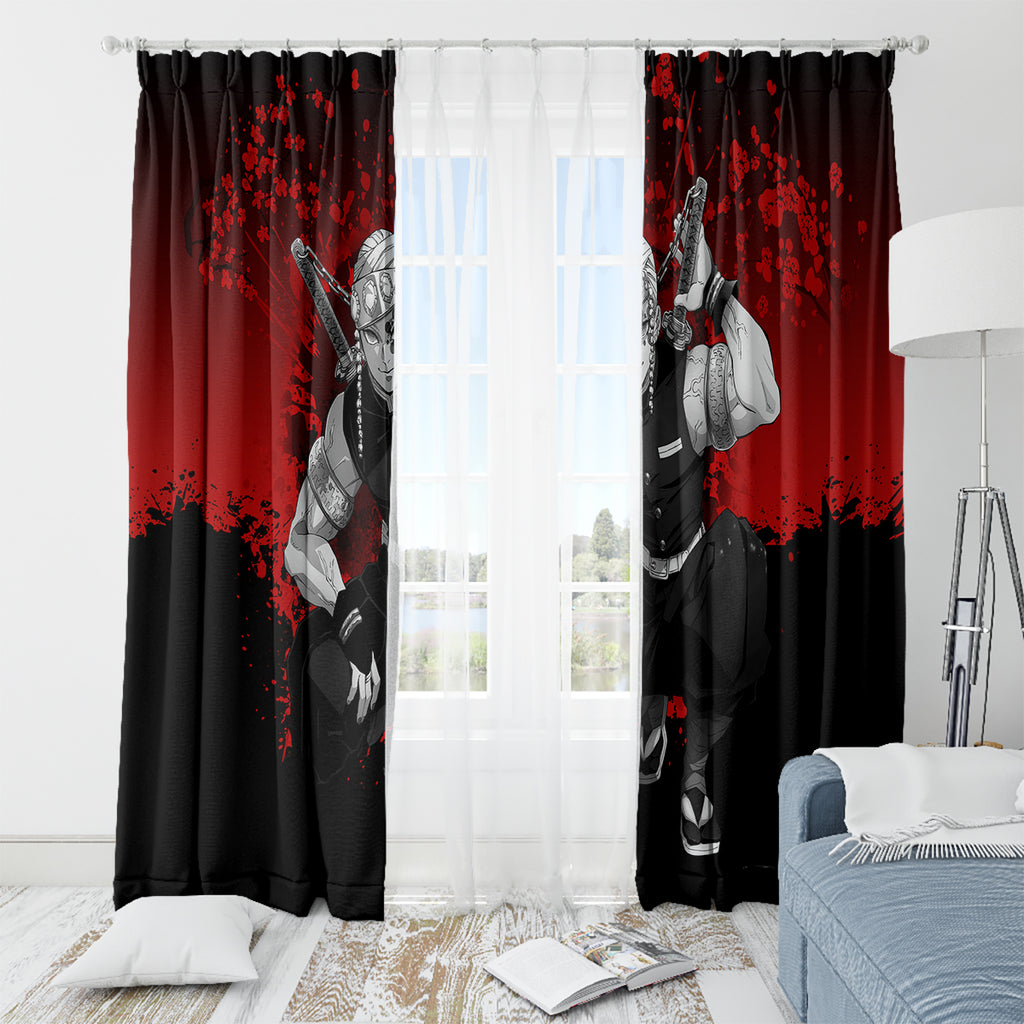 Tengen Uzui Japan Art Window Curtain