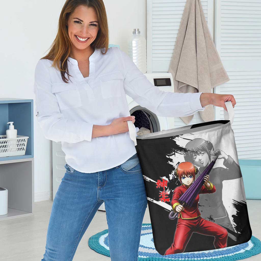 Kagura Laundry Basket Fierce Comedy Martial Ink Style