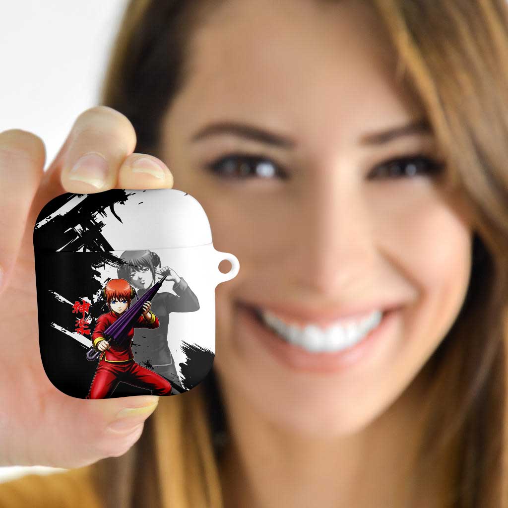 Kagura AirPods Case Fierce Comedy Martial Ink Style