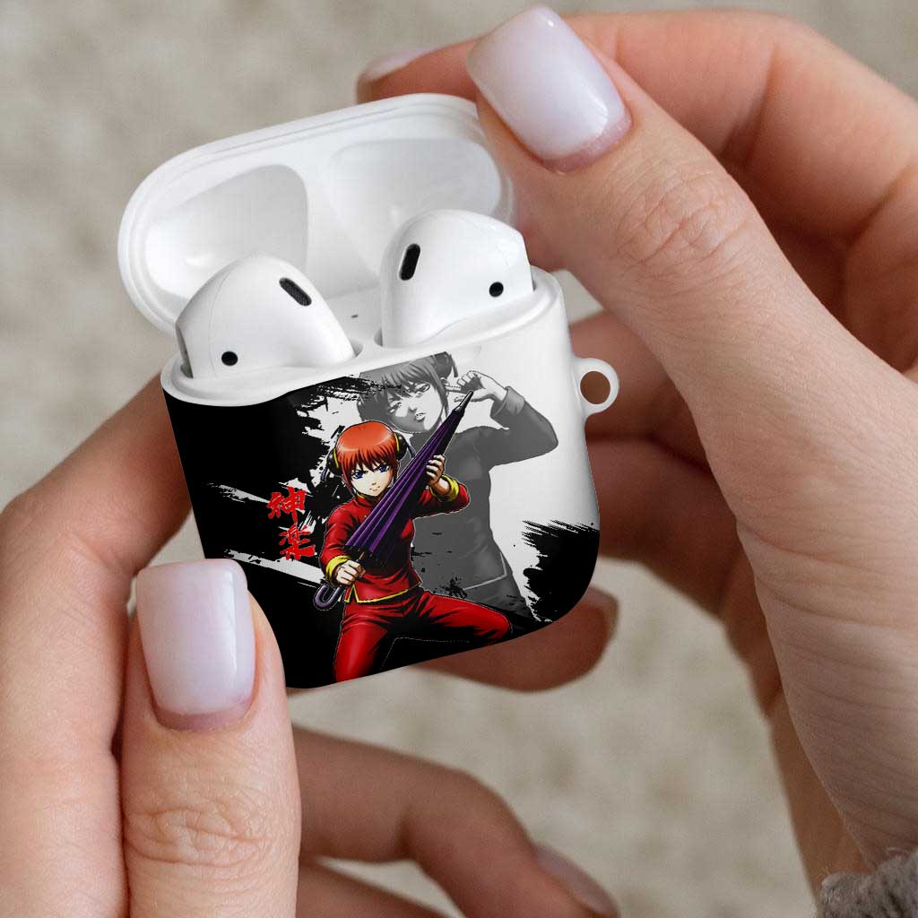 Kagura AirPods Case Fierce Comedy Martial Ink Style