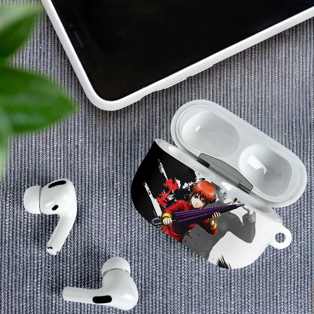 Kagura AirPods Case Fierce Comedy Martial Ink Style