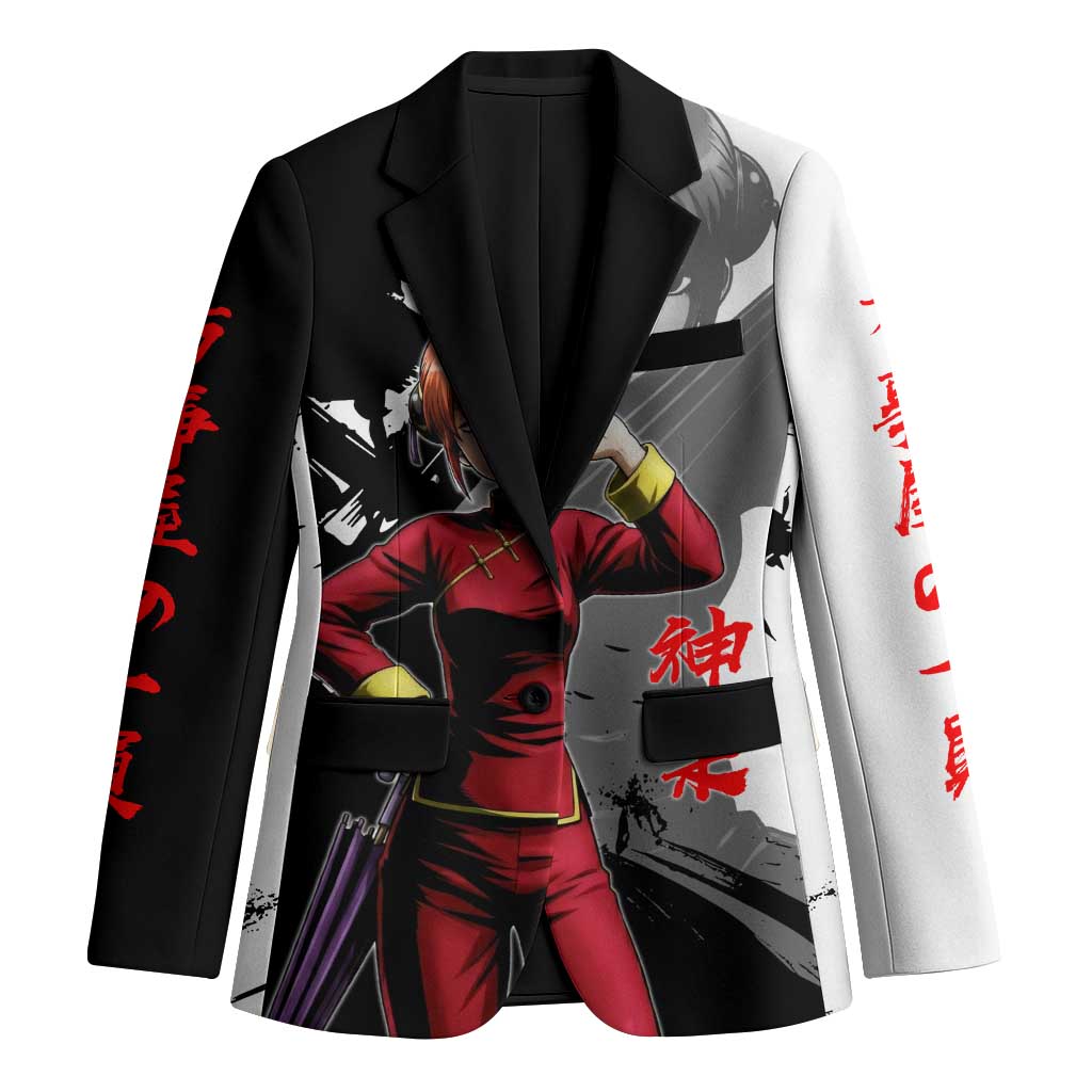 Kagura Blazer Fierce Comedy Martial Ink Style