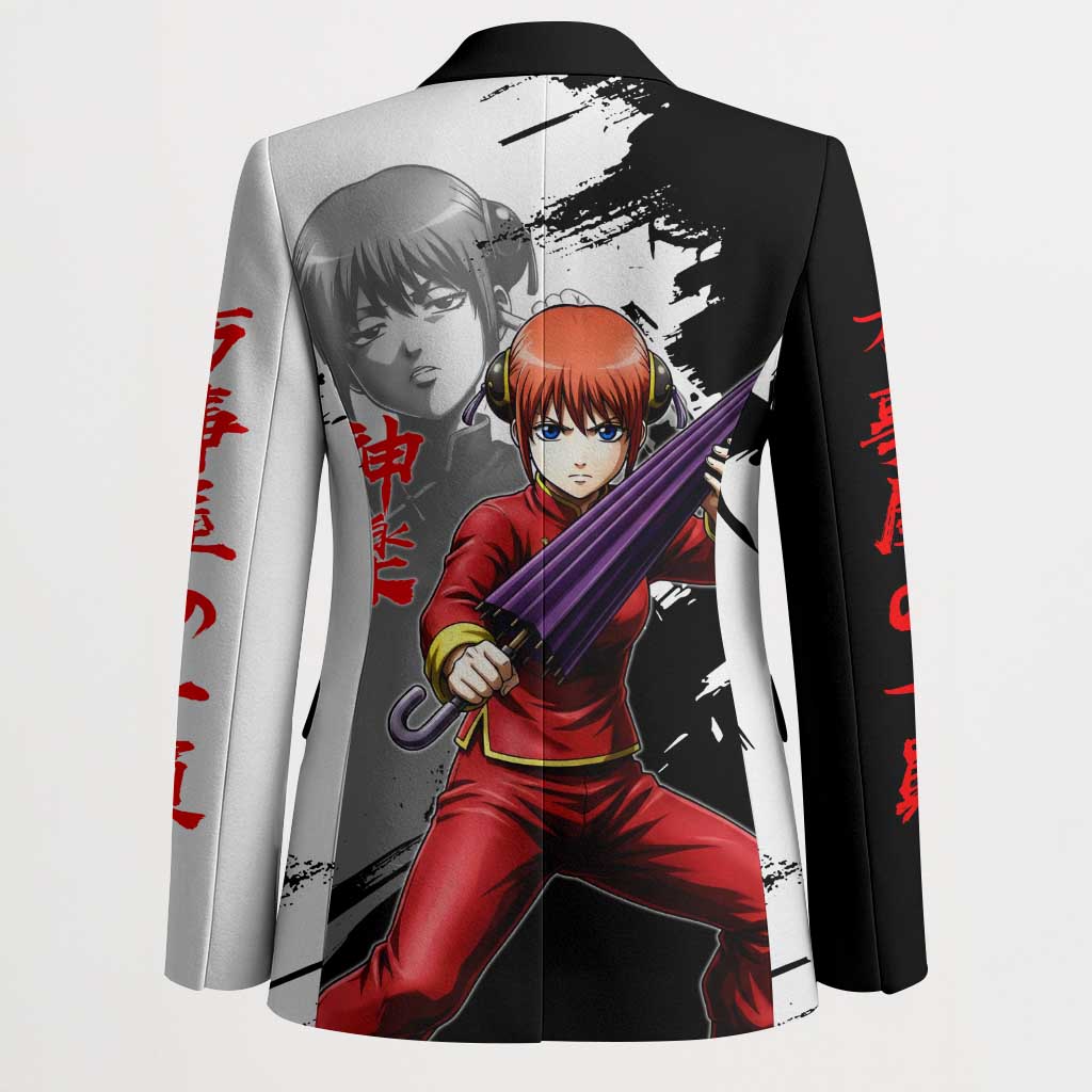 Kagura Blazer Fierce Comedy Martial Ink Style